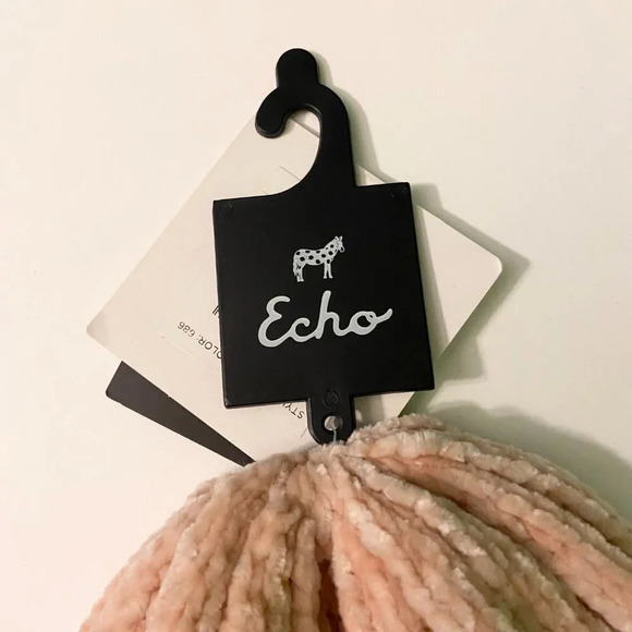 Echo New York Womans Ribbed Pom Pom  Hat Winter Polyester Hat With Tags - Picture 3 of 8